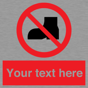 Custom No outdoor footwear